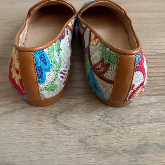 Jon Josef Gatsby Campanilla embroidered Flats 8.5 - Picture 6 of 10